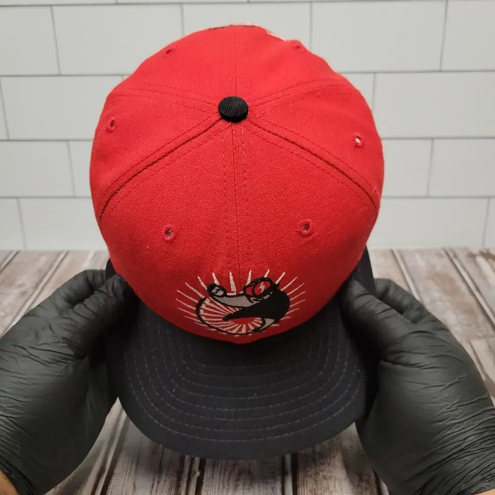 Vintage Maui Stingrays Hawaii Winter Baseball New Era Snapback Hat USA 1993